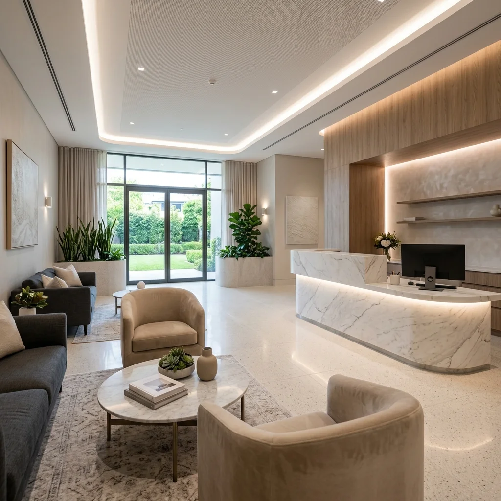 Dr CL Bester Inc dental practice — modern and welcoming clinic lobby