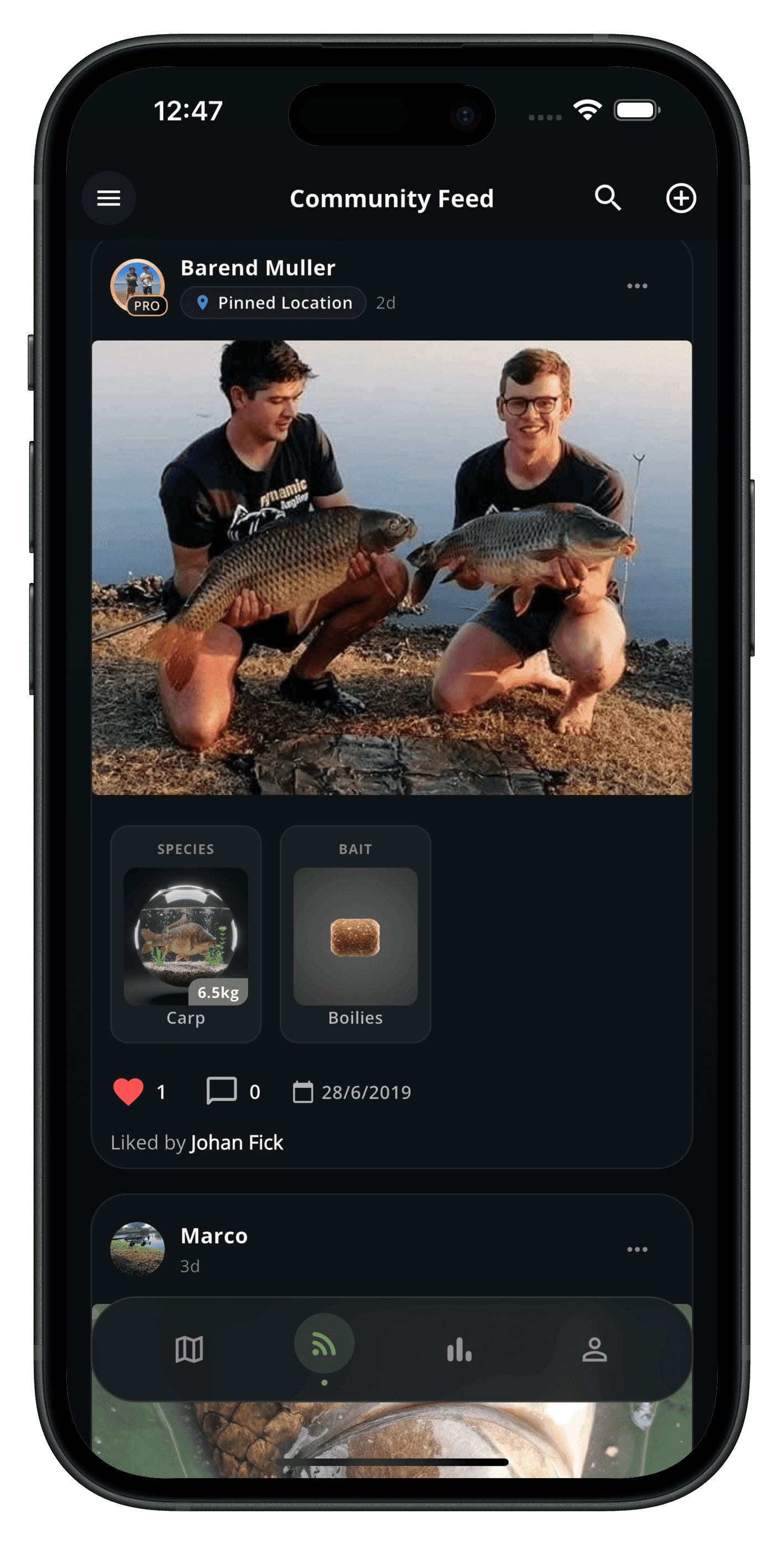 Angler Feed